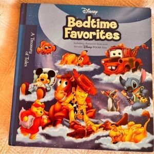 Disney Bedtime Stories Collection - Blue Cover with Red and Orange Artwork